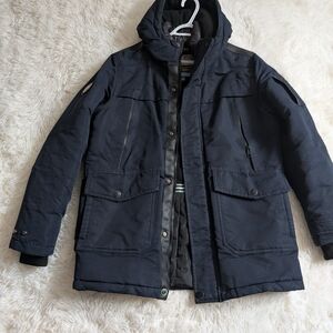 Men's Navy Hooded Jacket